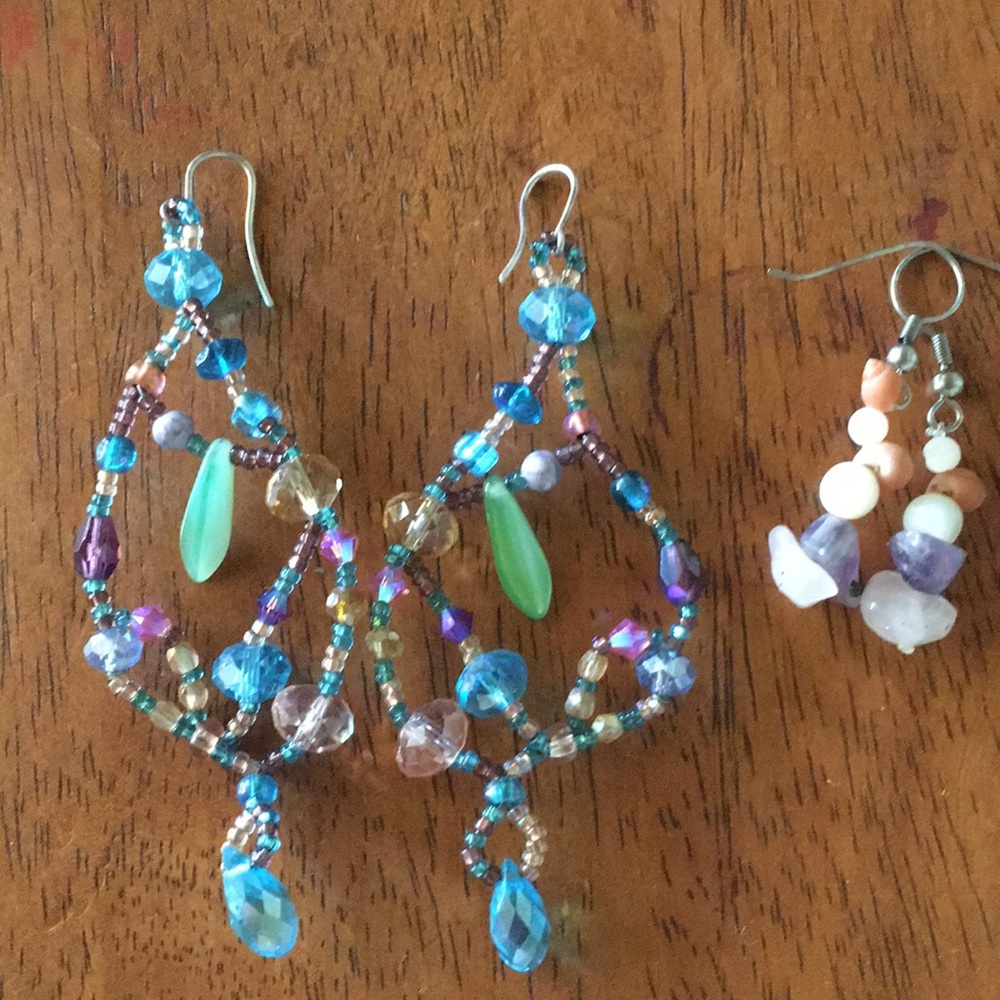 Boho earring lot